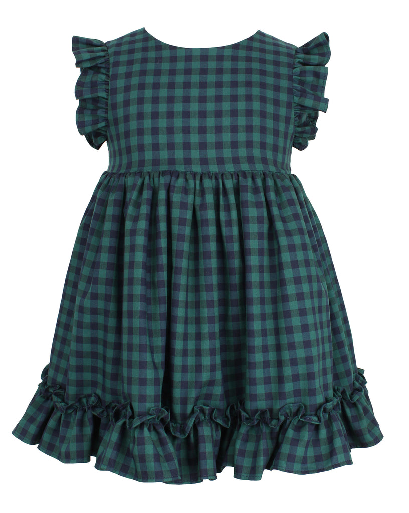 checkered baby dress