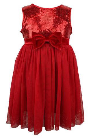 popatu rosette tulle dress