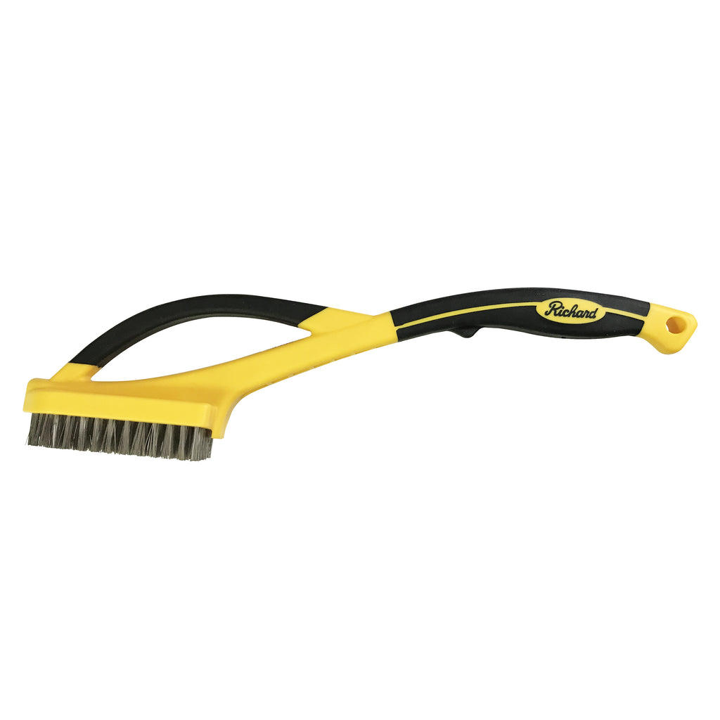 Long-handled Curved Grill Cleaning Brush - Felton Brushes