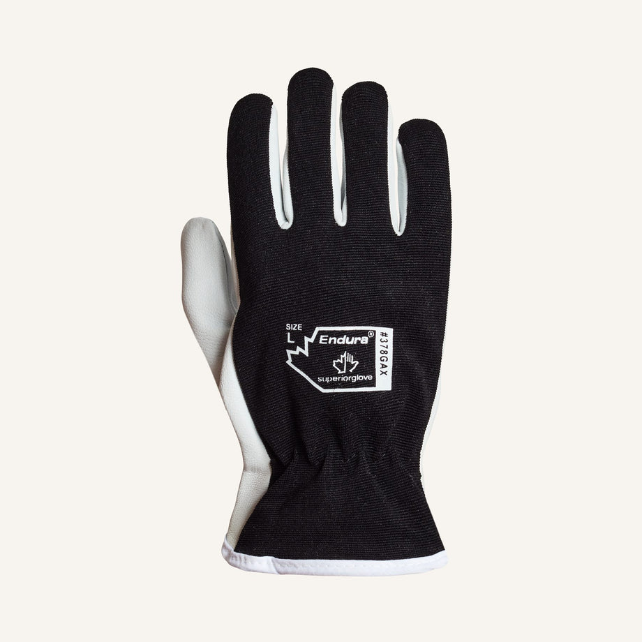 Superior Glove 378GOB Endura Glove, Grain Goatskin Drivers, Keystone Thumb, Unlined