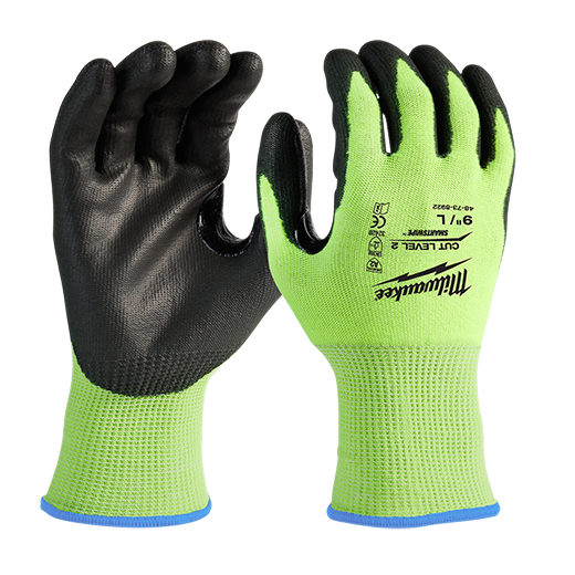 Milwaukee Impact Cut Level 5 Unisex Large Nitrile Dipped Work Gloves -  Baller Hardware