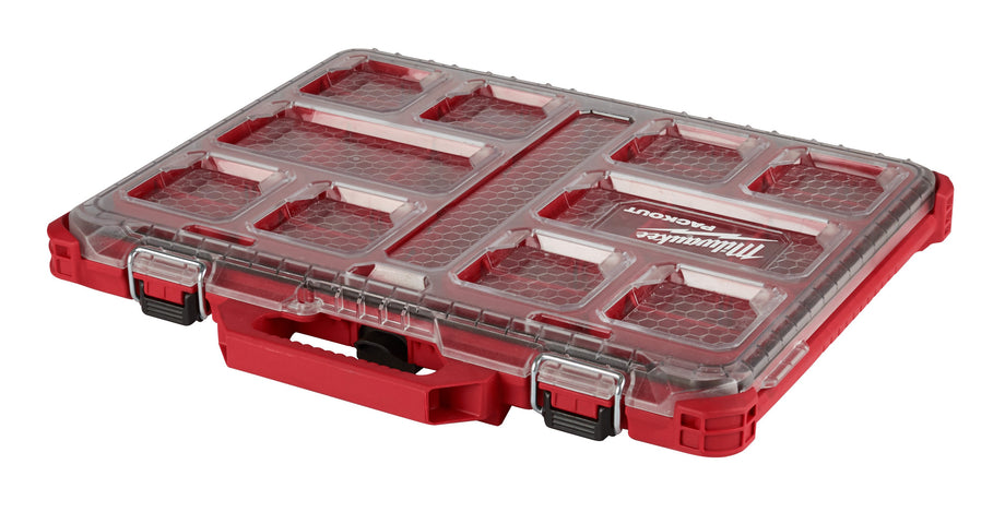 Milwaukee 48-22-8432 Packout Deep Organizer Toolbox, 50 Lb. Capacity