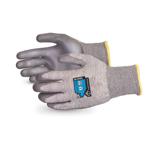 Superior Glove SSXPU3OF Touch Open Fingered Cut-Resistant Gloves