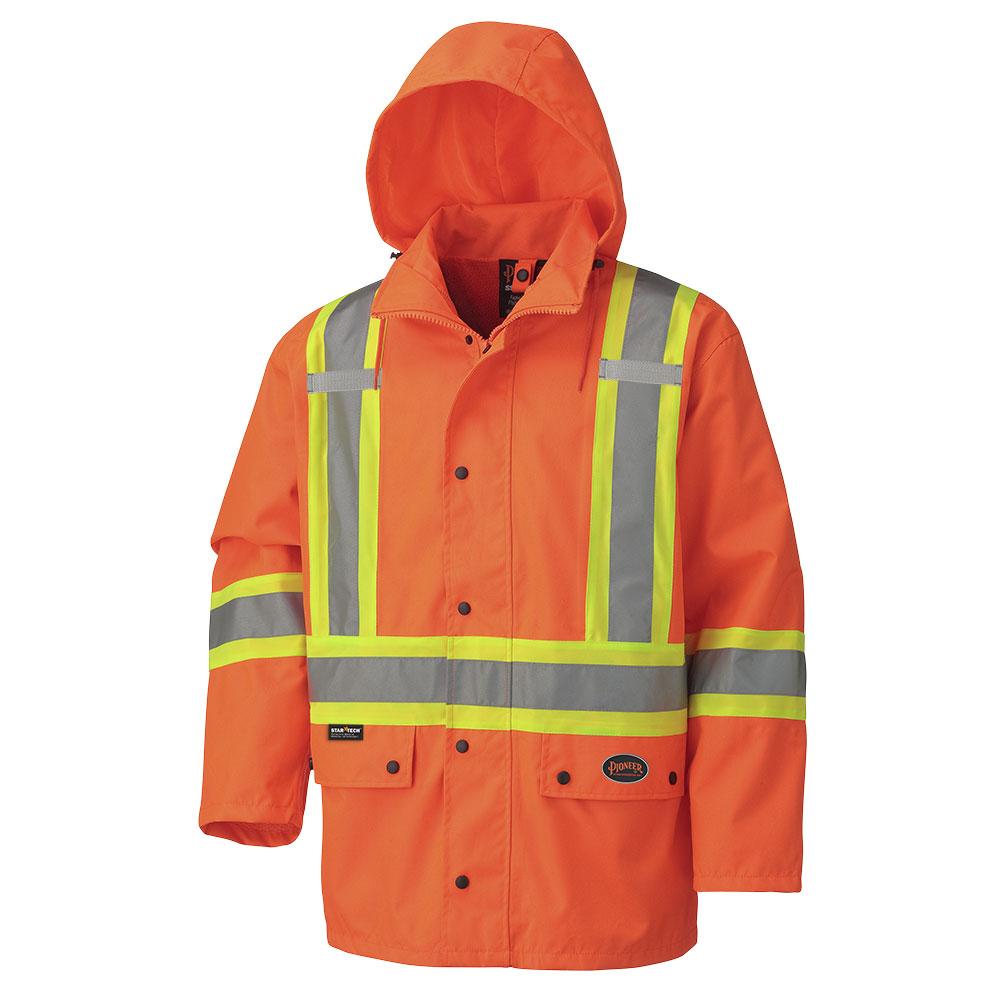 Pioneer 5408 Heated Insulated Safety Jacket - Hi-Vis Yellow