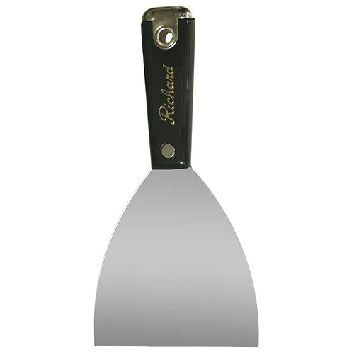 Stainless Steel Spatula, Mirror Finish, Scraper Round End & Tapered Flat  End (HS15907)