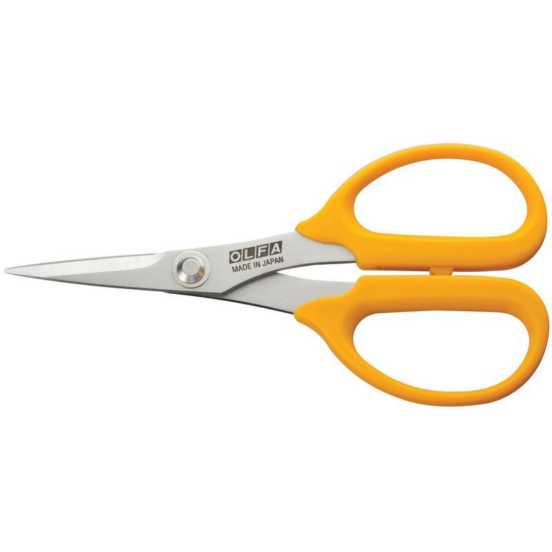 7.25 General Purpose Stainless Steel Scissors, Orange Handle, Serrated  Edge Blade for Corrugated Cardboard or Corrugated Project Materials