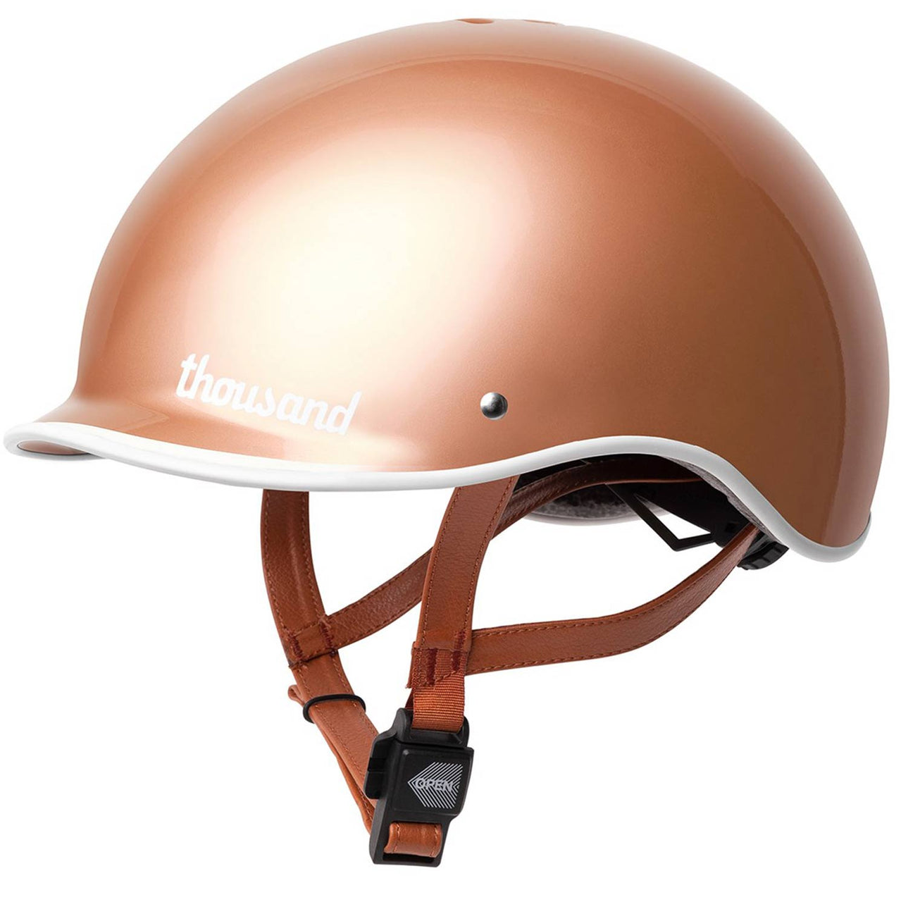 thousand bike helmet gold