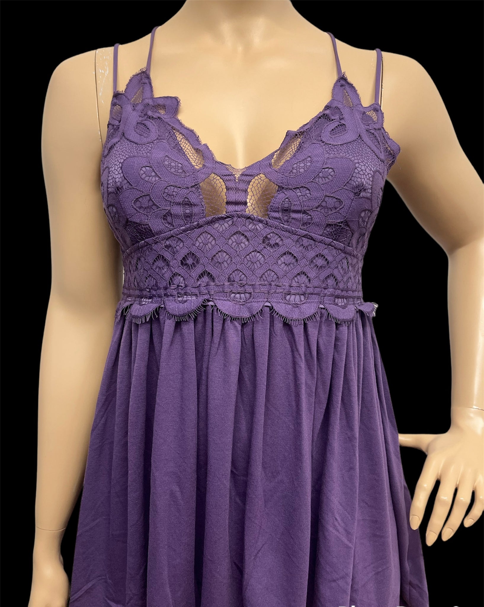 lavender lace tank top