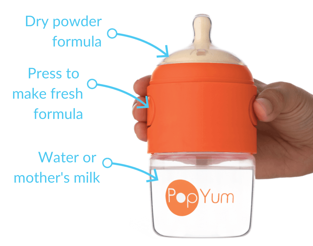 ALL-IN-ONE Baby bottle - Milk + Water