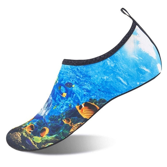 Outdoor Water Sports Shoes Barefoot Quick-Dry Aqua Yoga Socks Slip-on ...