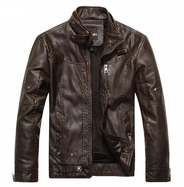 Men's Leather Jacket – Slim Wallet Company