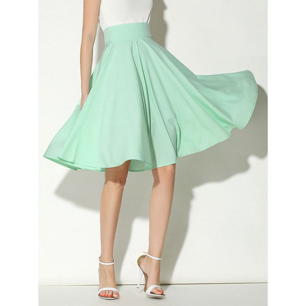 Multicolor Pastels High Waist Midi Skirt – Slim Wallet Company