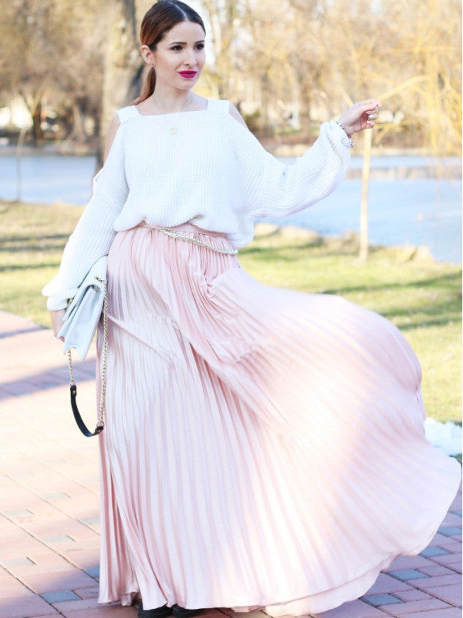 The Infinity Pleated Skirt – Slim Wallet Company