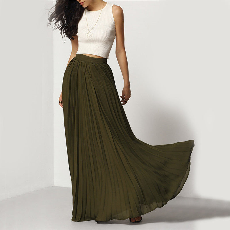 The Infinity Pleated Skirt – Slim Wallet Company