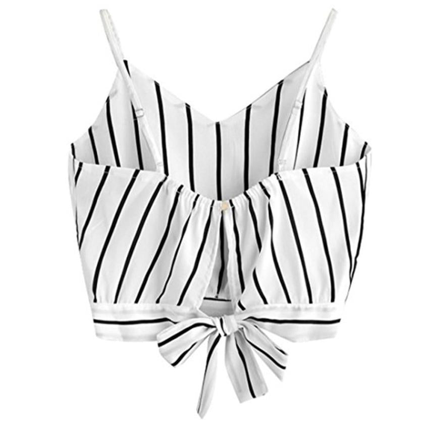 Cute Back Knot Crop Top – Slim Wallet Company