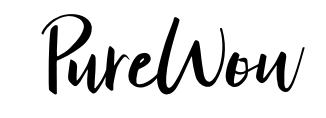 Pure Wow written in black, hand drawn font