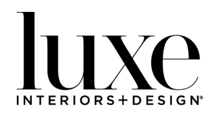 black font reads Luxe Interiors and Design