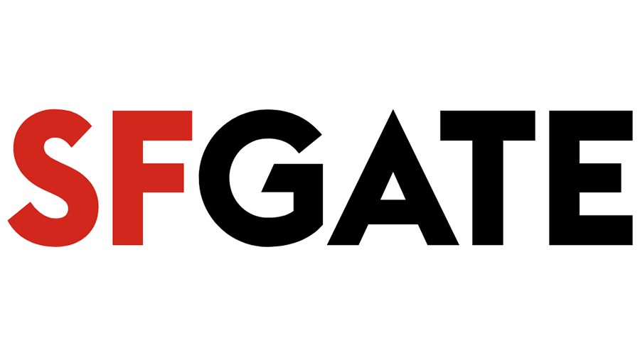 SF GATE in red and black letters