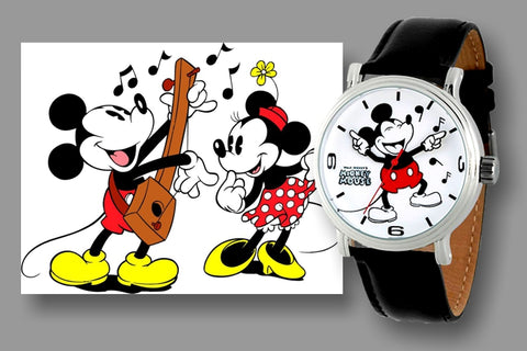 Walt Disney SInging Mickey Mouse Watch, XWA5898