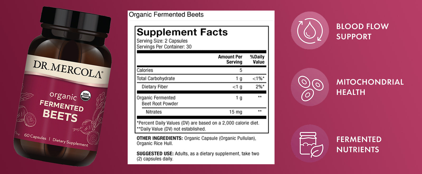 Organic Fermented Beets - EBoost Your Vitality with Organic Fermented Beets: Nature's Nitric Oxide Powerhouse!