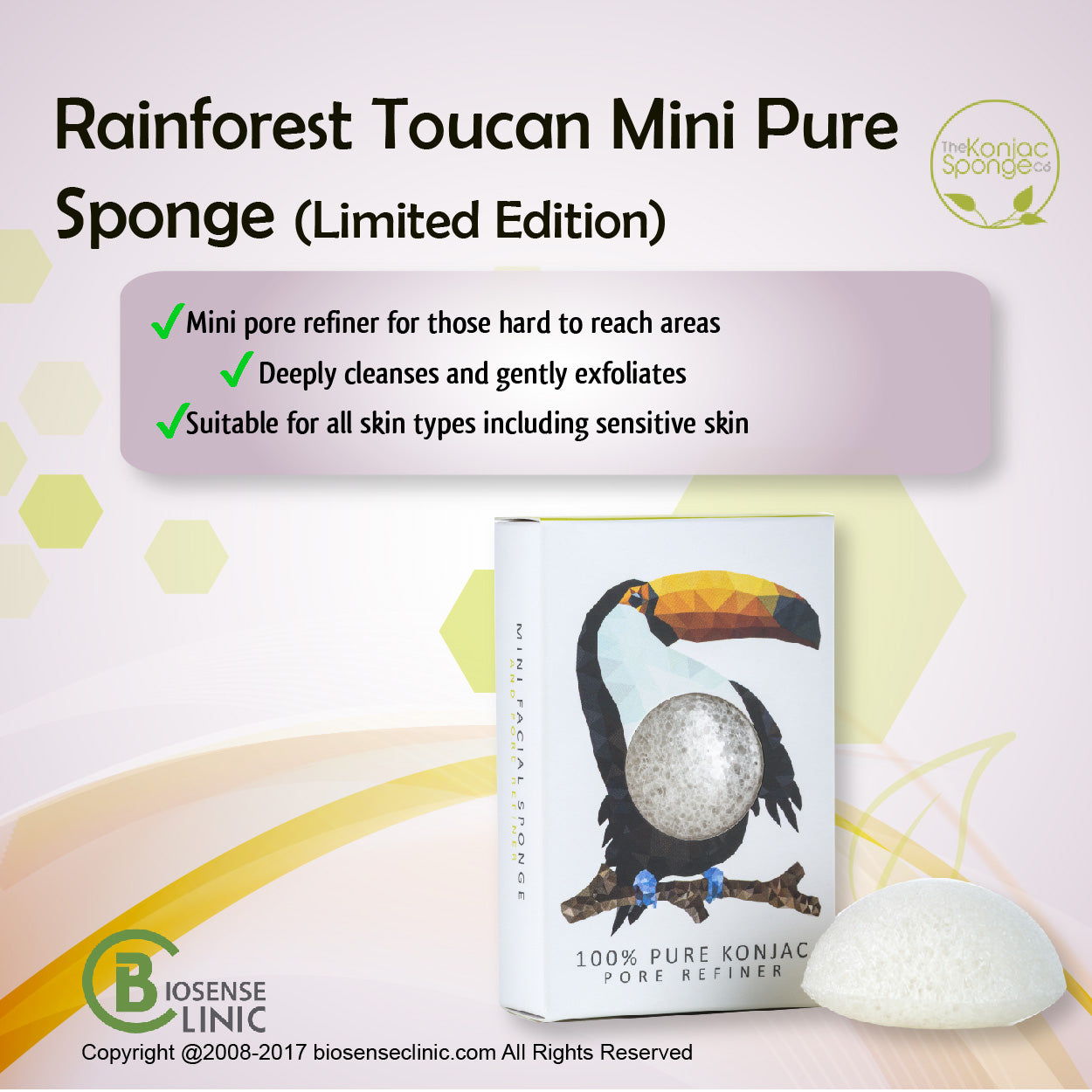 Konjac Mini Pore Refiner Rainforest Toucan mobile banner