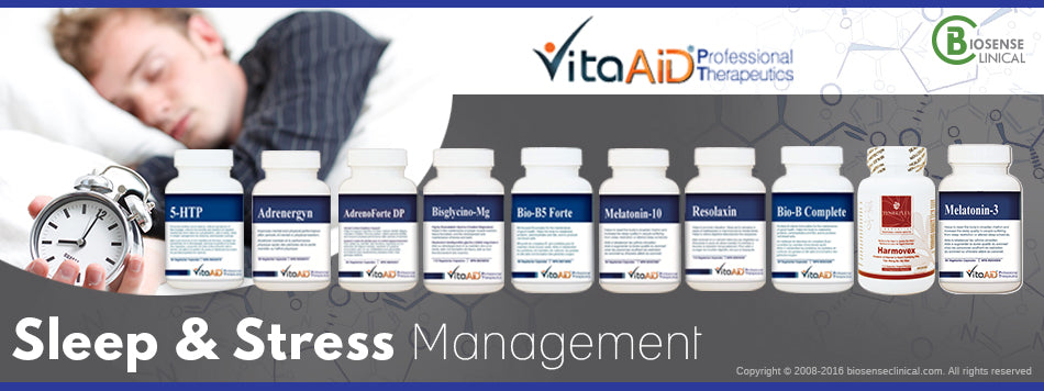 VitaAid category banner Sleep & Stress Management