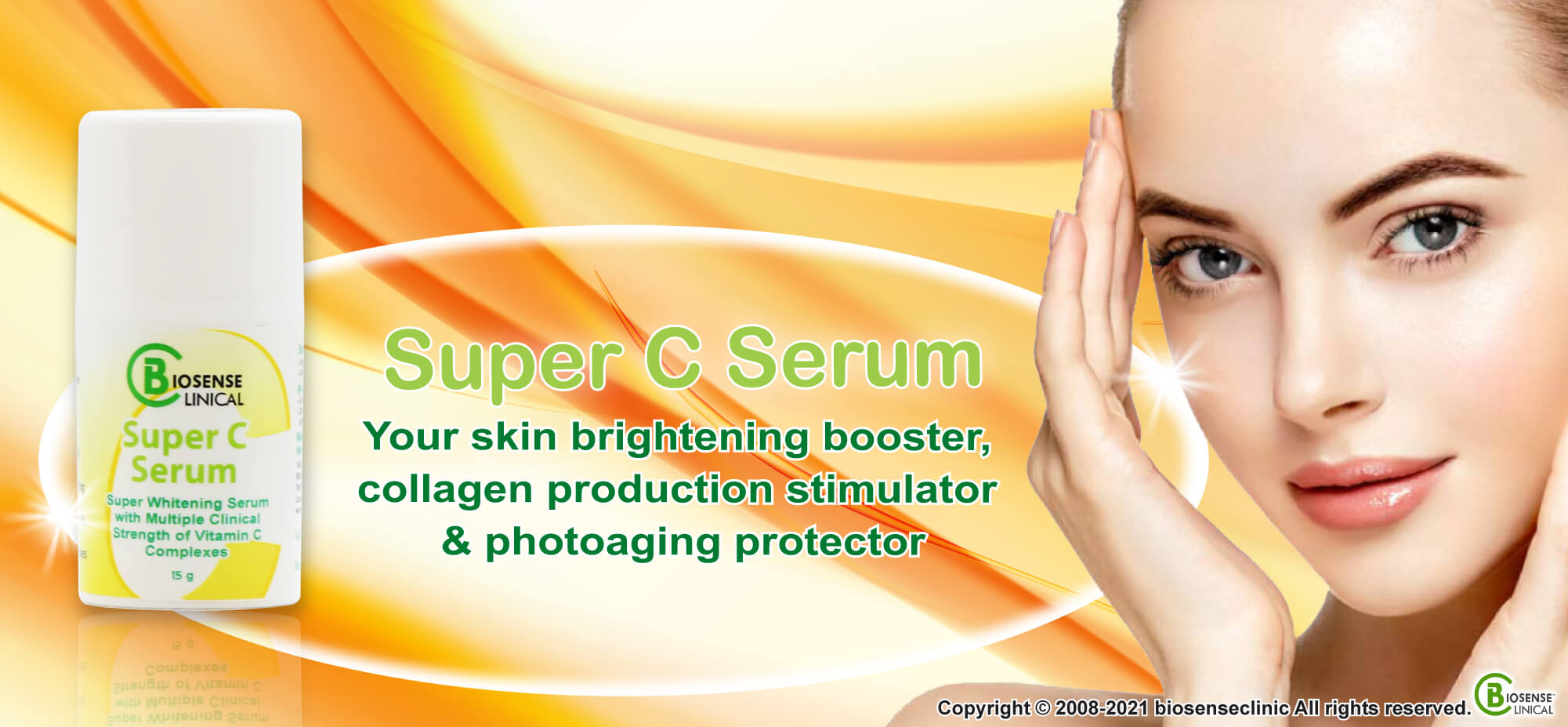 BiosenseClinical Super C Serum banner