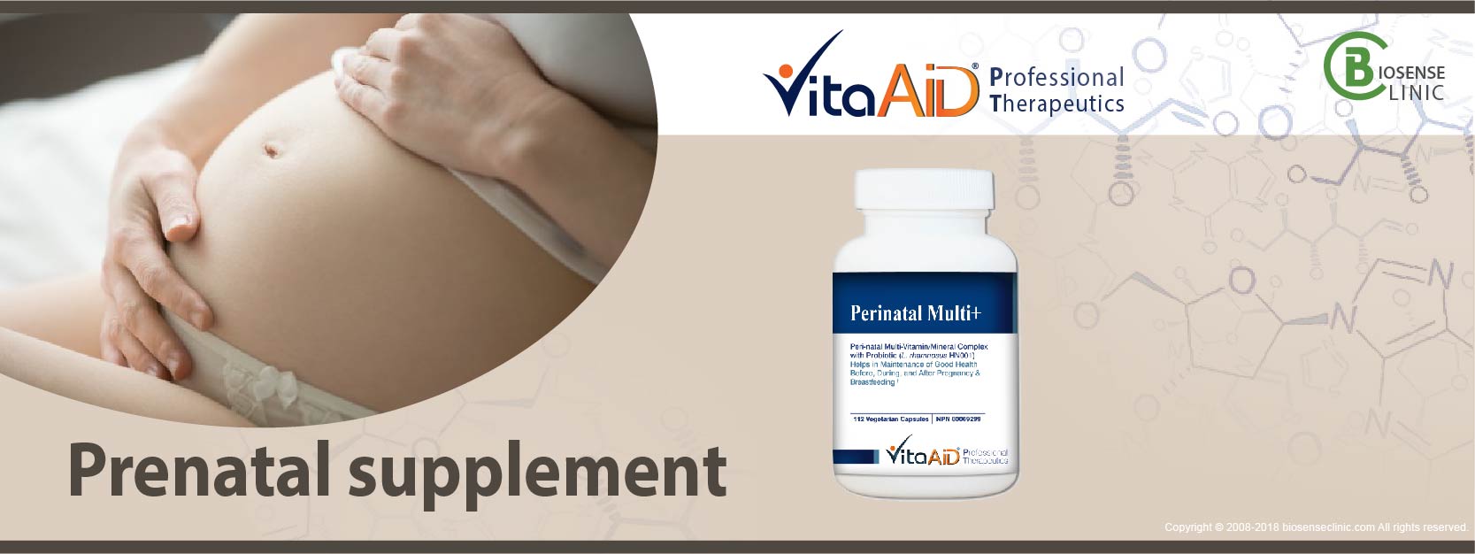 VitaAid category banner Prenatal supplement