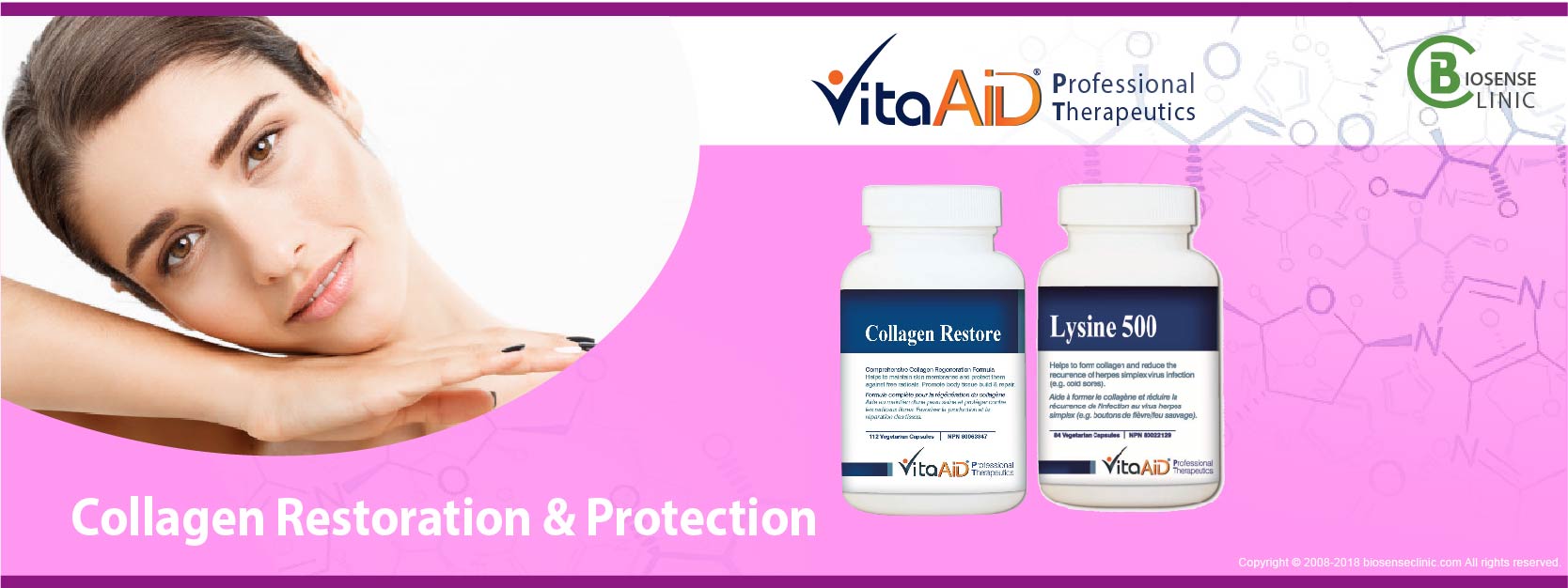 VitaAid category banner Collagen Restoration & Protection