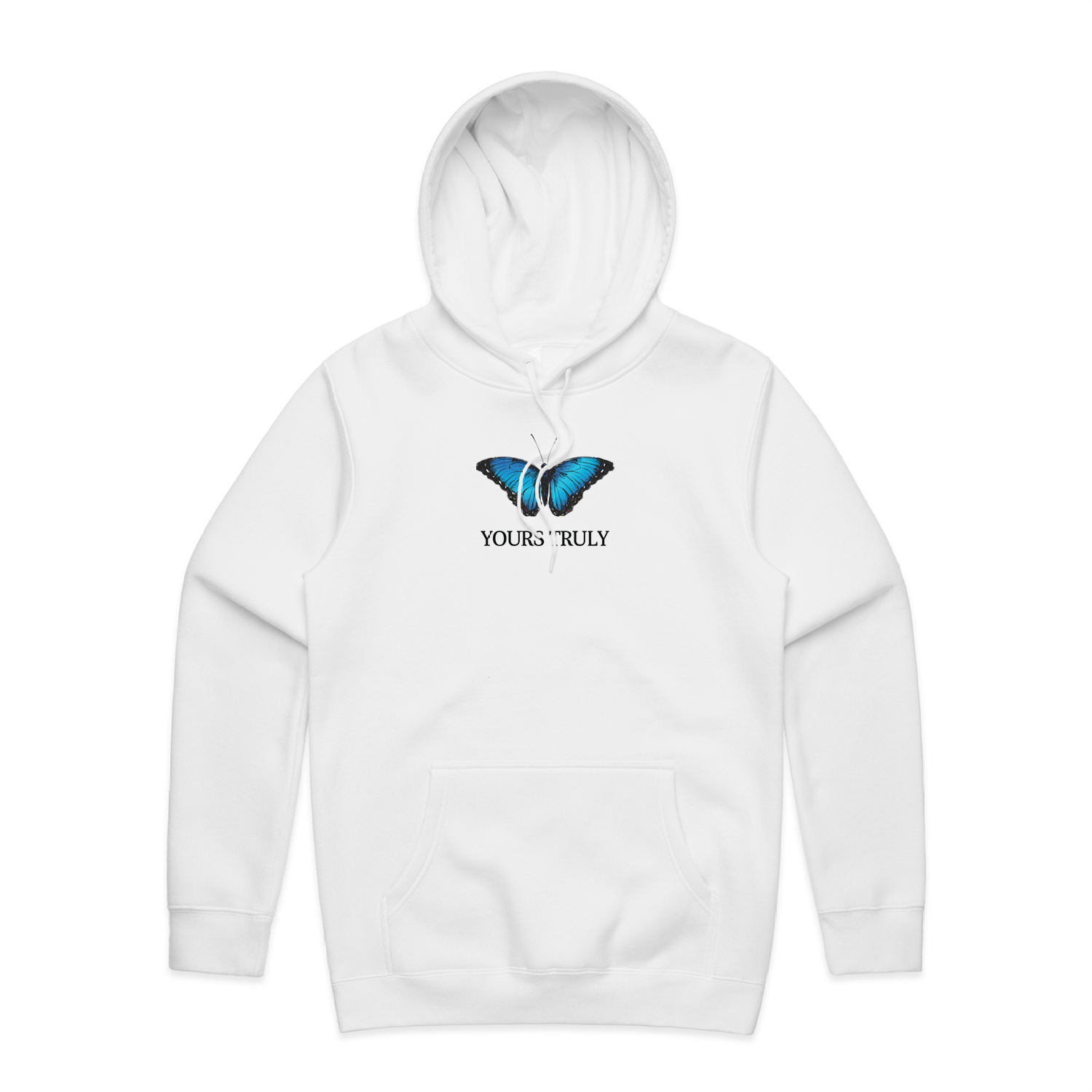 hoodie with a butterfly