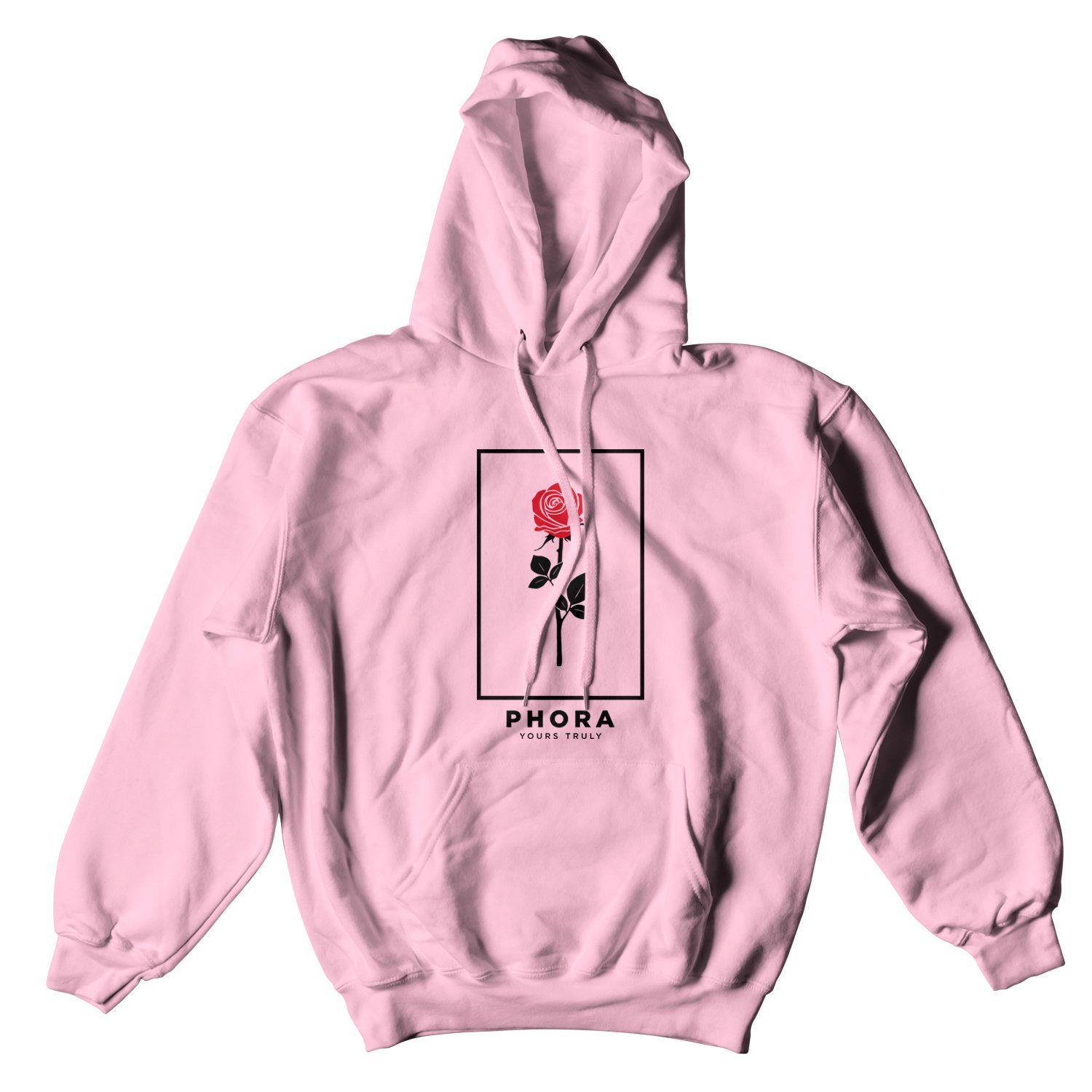 phora pink roses hoodie