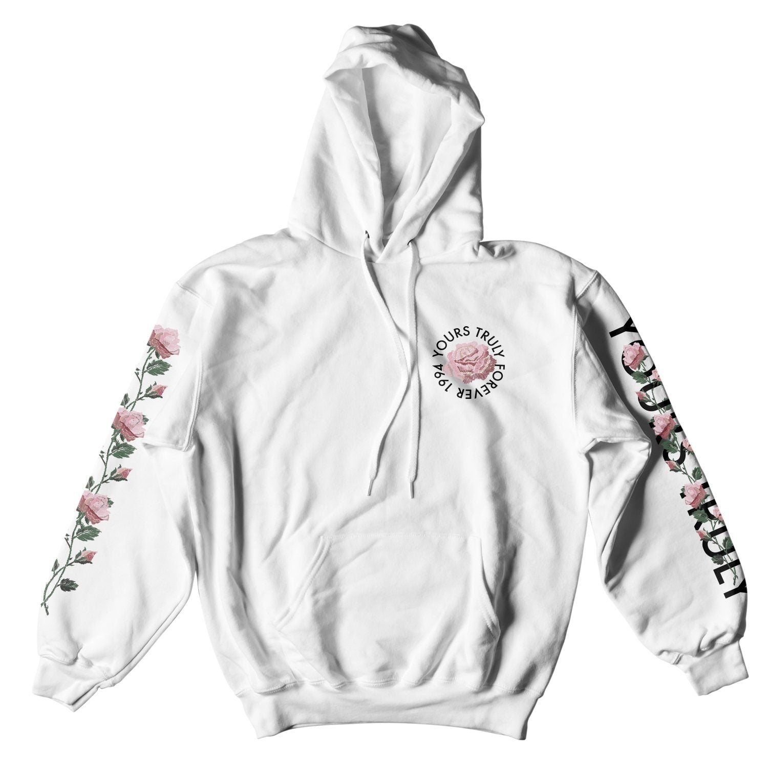 phora pink roses hoodie