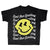 SAD BUT SMILING TEE - BLACK SHIRT Yours Truly Clothing 