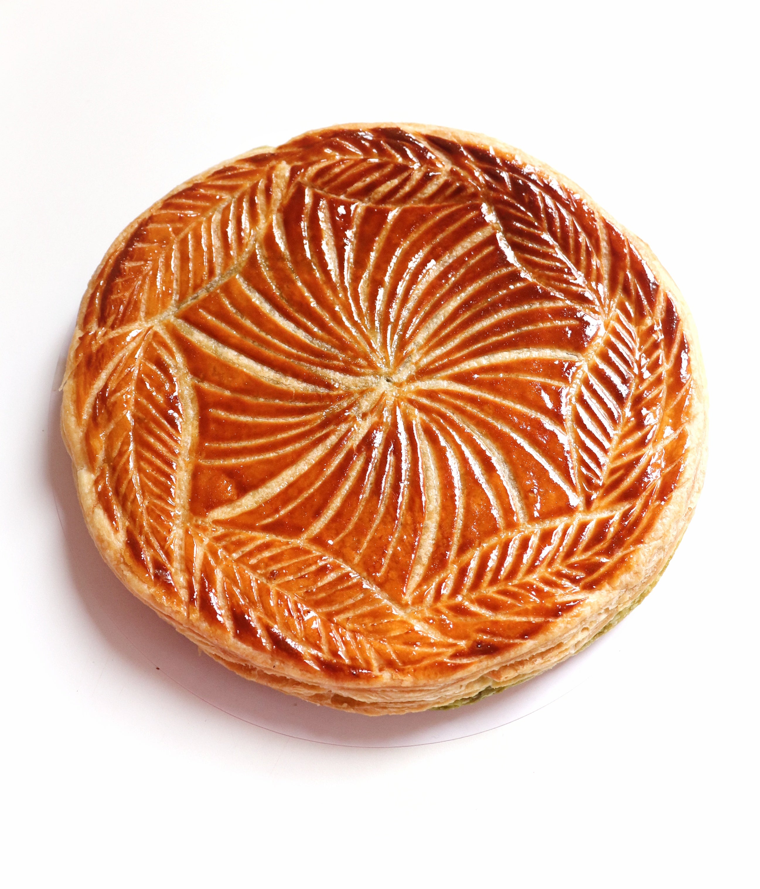 Galette des rois matcha oranges confites