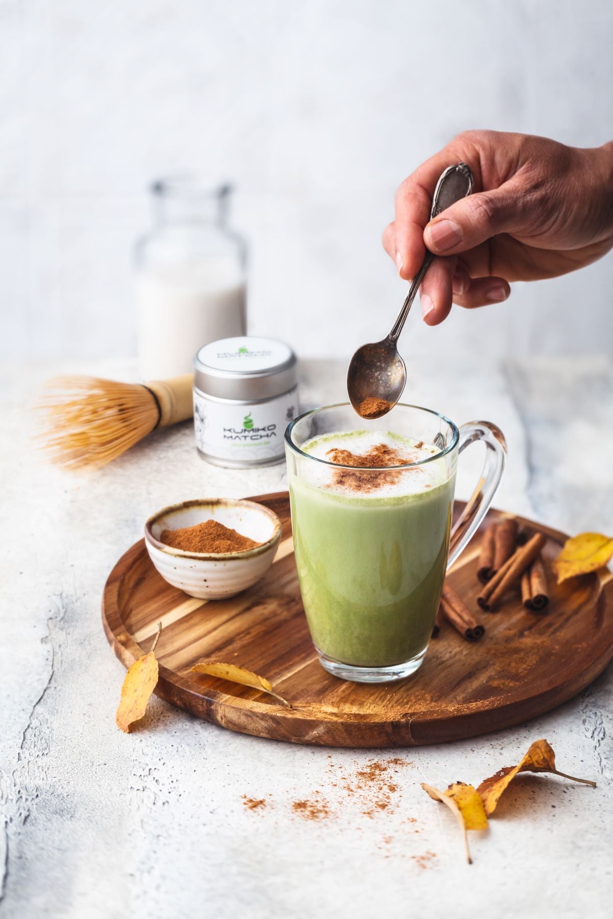 pumkin spice matcha latte ingrédients + main