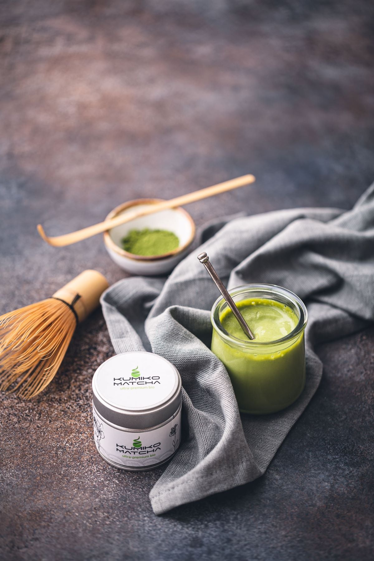 pâte à tartiner au thé matcha ultra-premium bio