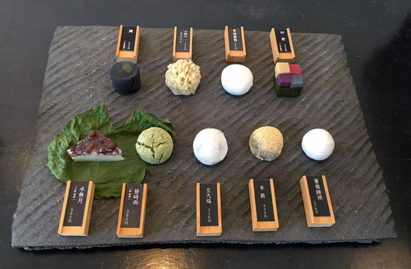 différents wagashi