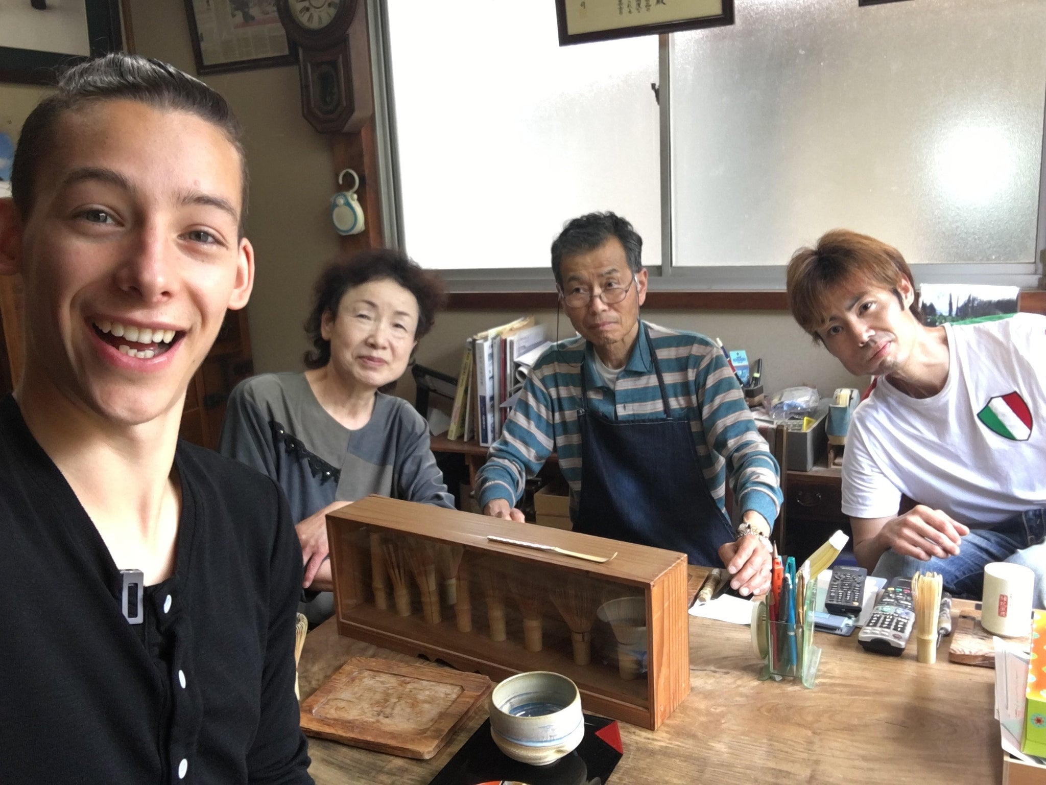 Hirata-san et sa famille d'artisans