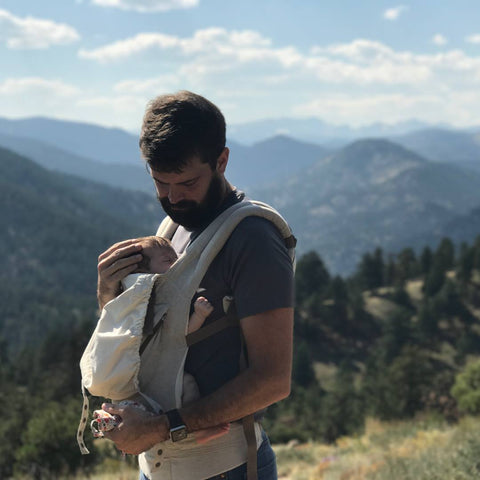 dads holding the baby as a Love language of birth