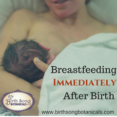 Breastfeeding immediately after birth