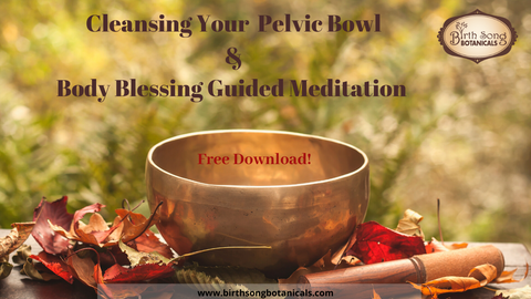 Pelvic bowl meditation Fertility awareness 