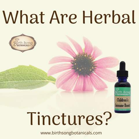 What are herbal tinctures