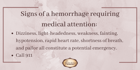 hemorrhage from Fibroids