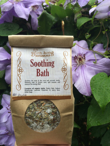 soothing herb bath