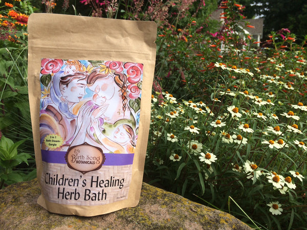 Children's Healing Herb Bath for coughs colds and flus