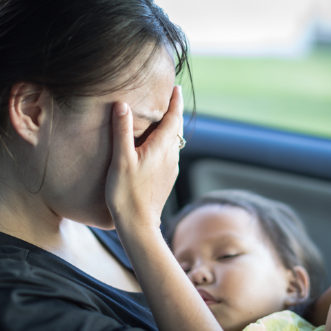 Postpartum depression and the baby blues