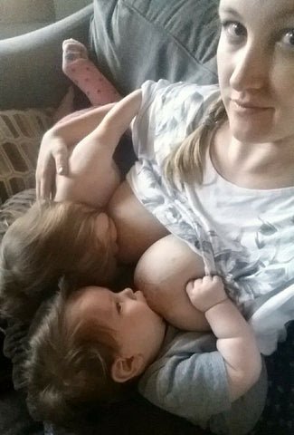 Breastfeeding two babies