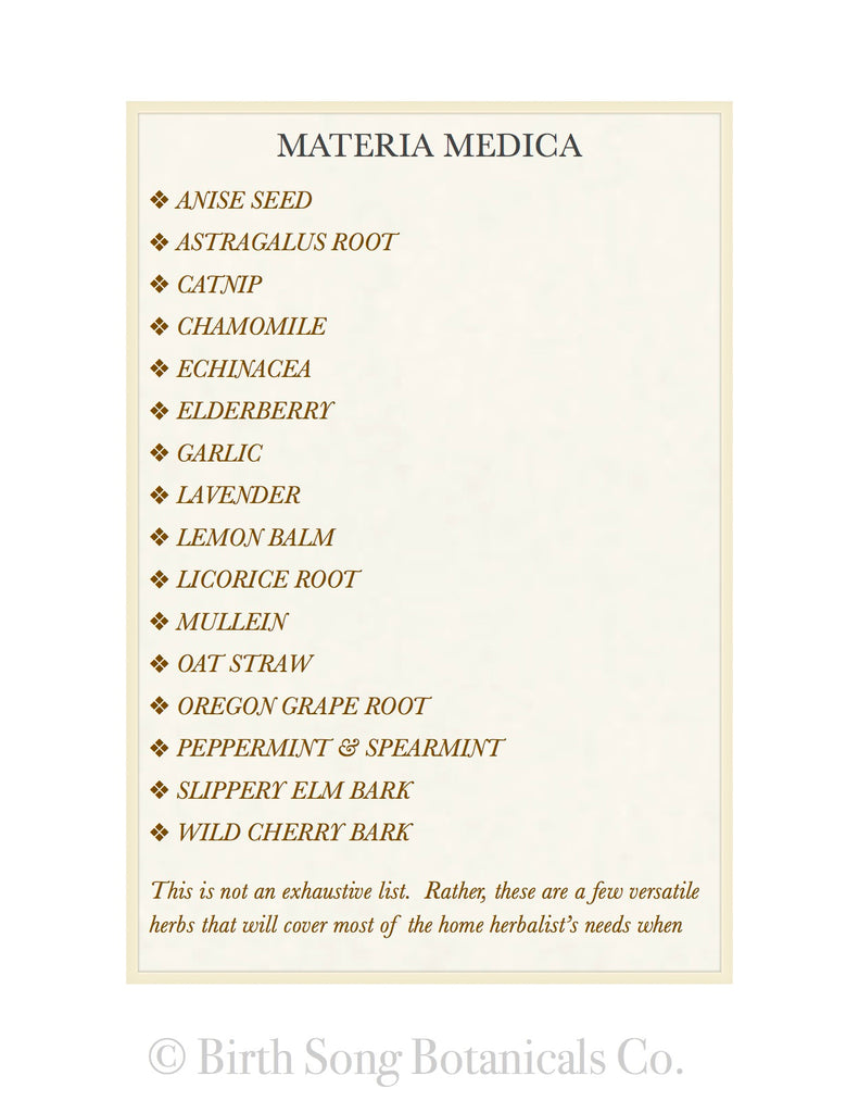 Materia Medica