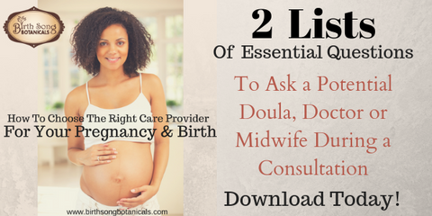 Questions to ask a Doula or Midwife