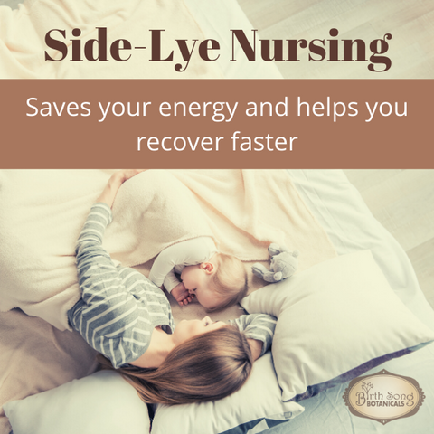 side-lying nursing helps you recover faster